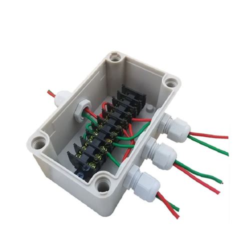 outdoor junction box with 1 knockout|large junction box with terminals.